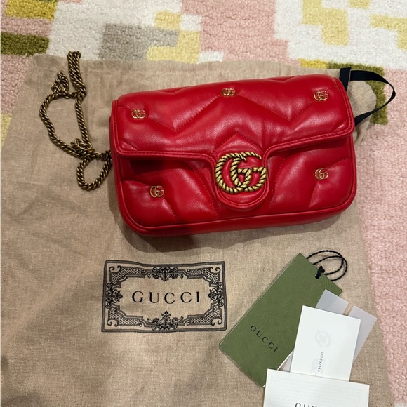 Gucci Marmont (rare) Small bag - Picture 1 of 10
